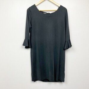 Verse Black Bell Sleeve Mini Dress